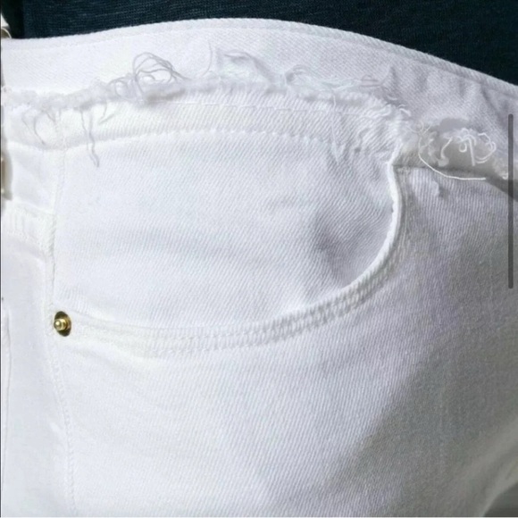 FRAME DENIM Le High Rise
NWOT Sz 25 Straight Leg Tie Waist White Jeans - Picture 5 of 12